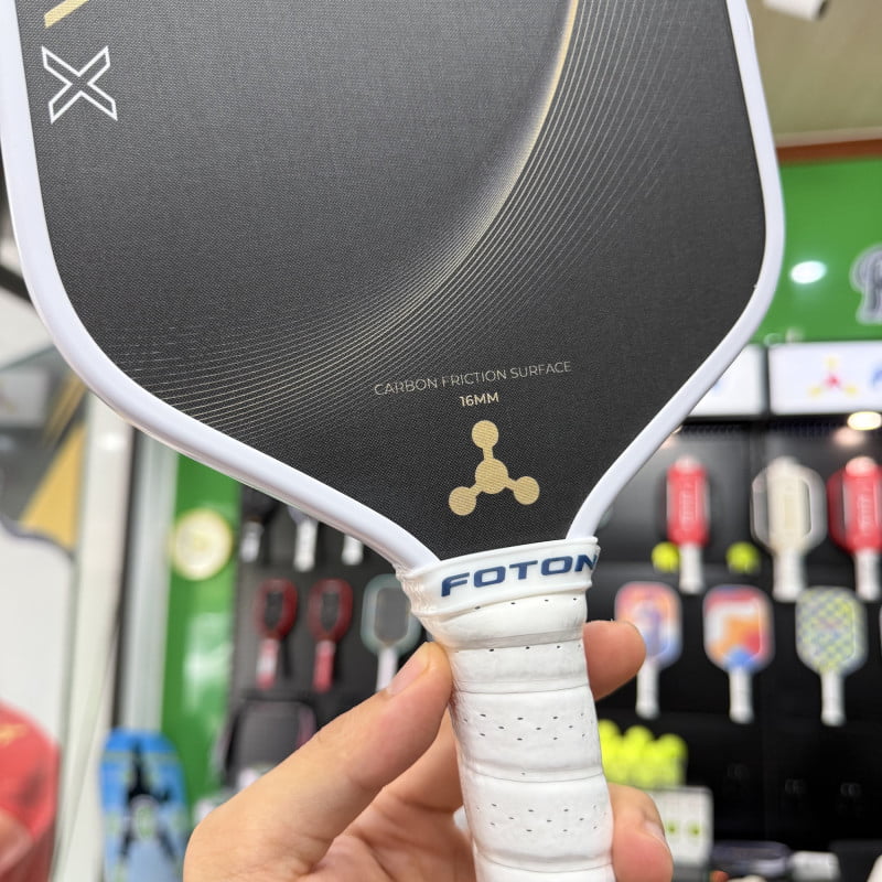Vợt Pickleball FOTON Aura X Carbon Fiber Lõi Foam Air Matrix 16mm 