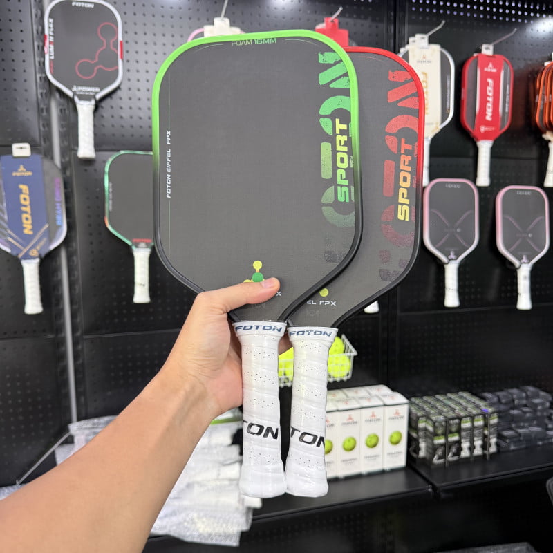 Vợt Pickleball FOTON Eiffel FPX 16mm Carbon Fiber – Lõi Foam Air Matrix, Chip NFC Chính Hãng 