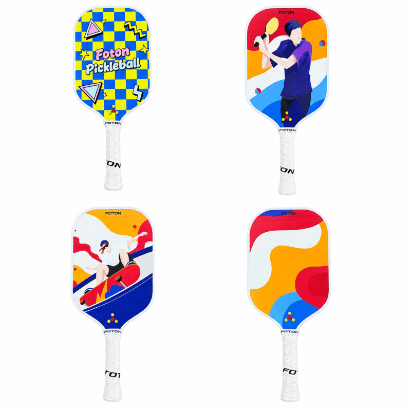Vợt Pickleball FOTON Dynamic 16mm Sợi Thủy Tinh Lõi PP Tổ Ong Nhẹ 225g Dành Cho Người Mới 