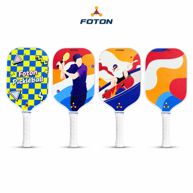 Vợt Pickleball FOTON Dynamic 16mm Sợi Thủy Tinh Lõi PP Tổ Ong Nhẹ 225g Dành Cho Người Mới