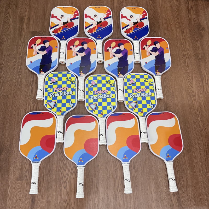 Vợt Pickleball FOTON Dynamic 16mm Sợi Thủy Tinh Lõi PP Tổ Ong Nhẹ 225g Dành Cho Người Mới 