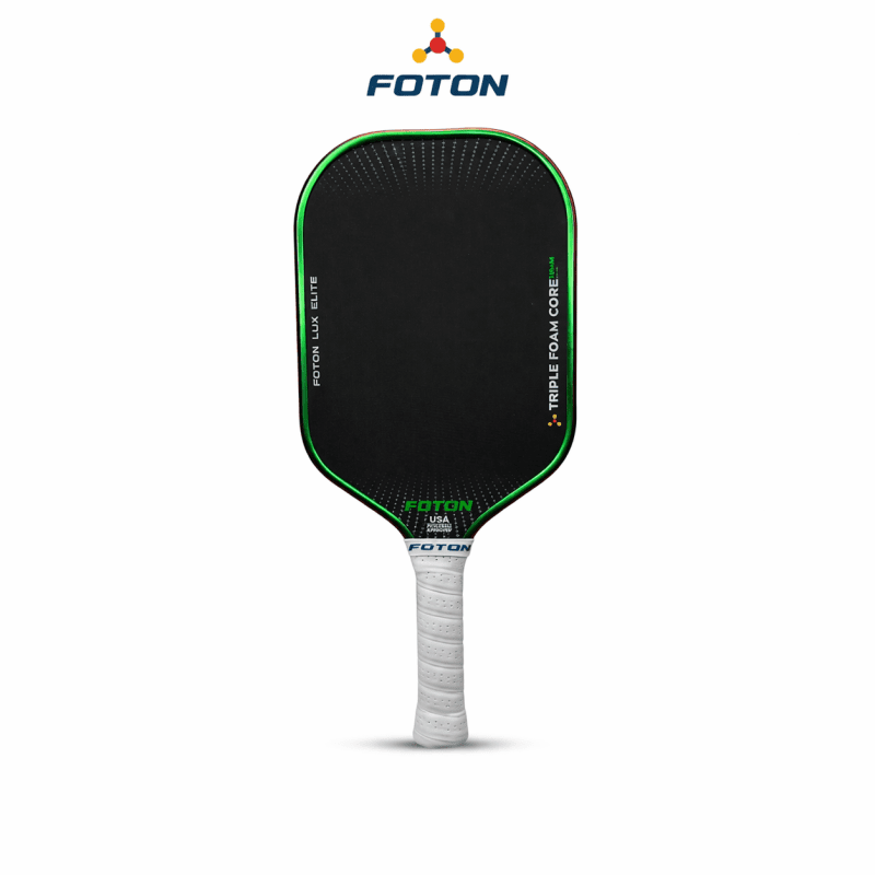 Vợt Pickleball Foton Lux Elite – Carbon Toray, Lõi 3 Lớp, Vợt Cao Cấp Giảm Rung, Tăng Sức Mạnh