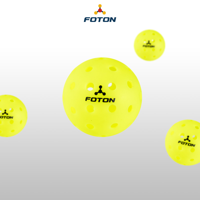 Bóng Pickleball Foton 40 Lỗ – Chuẩn Thi Đấu, Độ Bền Cao, Polyethylene Siêu Bền 