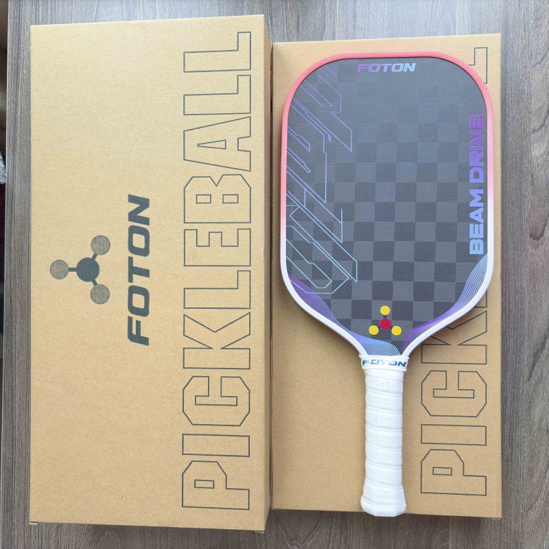 Vợt Pickleball Foton Beam Drive 16mm – Carbon 18K, Kiểm Soát Tốt, Dành Cho Người Chơi Trung Cấp 