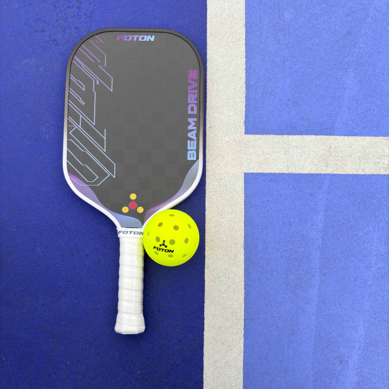 Vợt Pickleball Foton Beam Drive 16mm – Carbon 18K, Kiểm Soát Tốt, Dành Cho Người Chơi Trung Cấp 