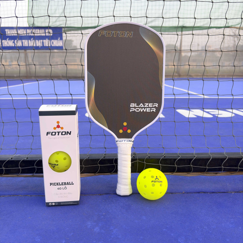 Vợt Pickleball Foton Blazer Power Carbon Ép Nhiệt 16mm – Dành Cho Người Chơi Trung Cấp 