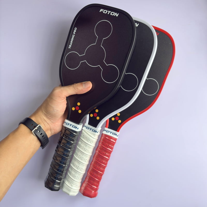 Vợt Pickleball Tập Điểm Ngọt Foton Training Pro – Fiber Glass, Lõi PP Tổ Ong, 16mm 